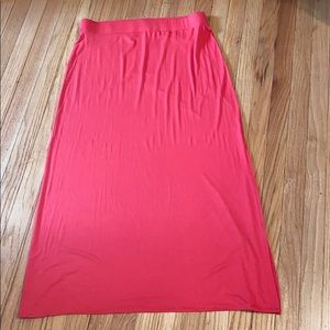 Coral maxi skirt - The Limited